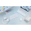 Bezvadu Bluetooth tastatūra ASUS KW100 Marshmallow — 75% izkārtojums, QWERTZ, Šķērveida slēdži, Balta