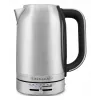 KitchenAid 5KEK1701ESX elektriskā tējkanna 1.7 L 2400 W Melna, Nerūsējošais tērauds