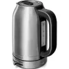 KitchenAid 5KEK1701ESX elektriskā tējkanna 1.7 L 2400 W Melna, Nerūsējošais tērauds