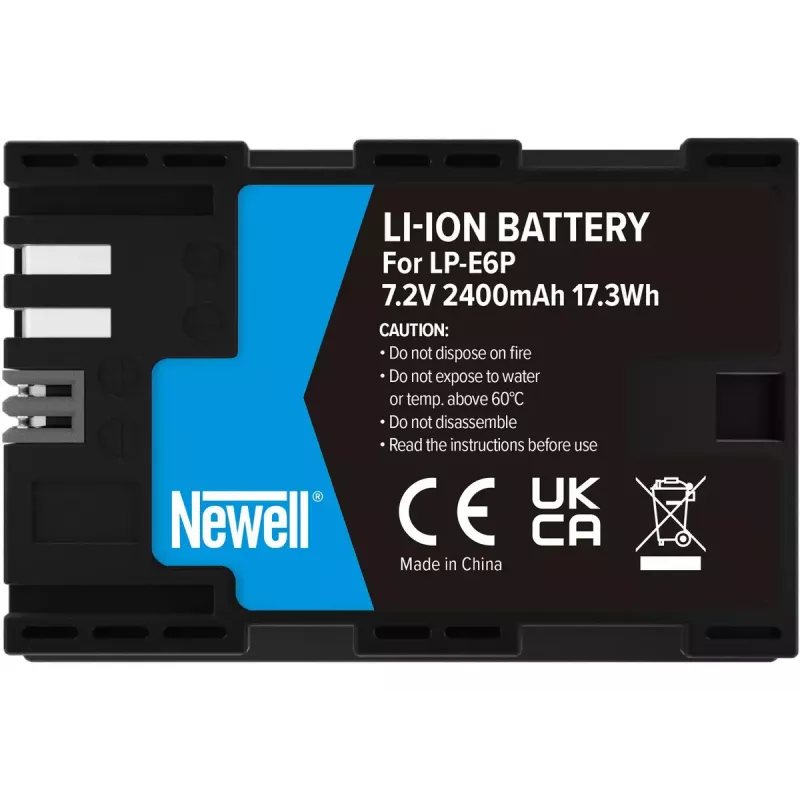 Akumulators Newell LP-E6P Canon, 7.2V 2000mAh, uzlādējams kameras akumulators