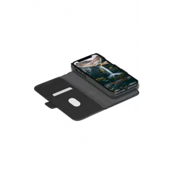 Folio telefona maciņš dbramante1928 New York iPhone 11/XR — Night Black, 6.1 collas (15.5 cm), 3 kabatas kartēm