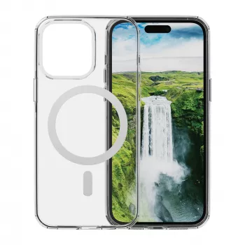 Caurspīdīgs vāciņš dbramante1928 Iceland Ultra D3O MagSafe iPhone 15 ProM