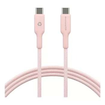 USB-C uz USB-C kabelis d bramante CB20CCPI7206 — 1,5 m, rozā
