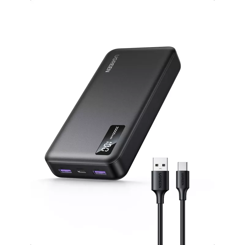 Ugreen 25683 Power Bank 20000 mAh Melns