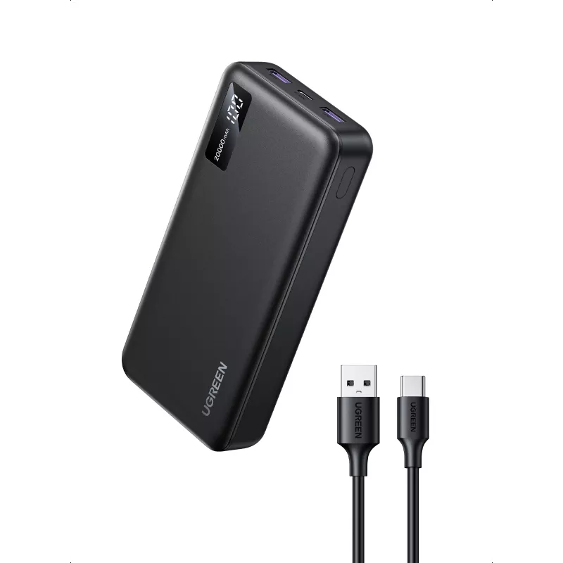 Ugreen 25683 Power Bank 20000 mAh Melns
