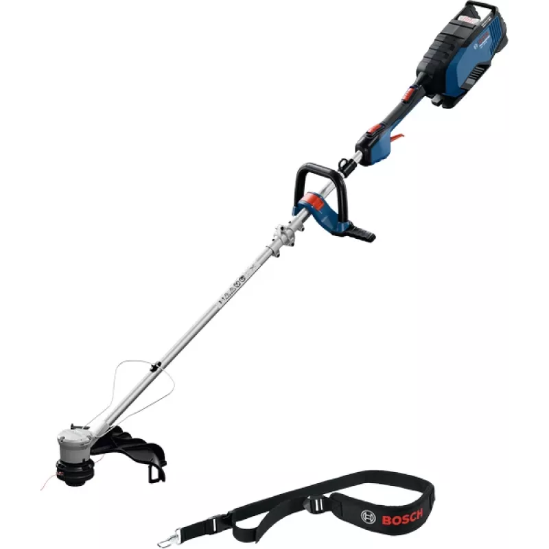 Bosch 0 600 8D0 200 bezvadu zāles trimmeris / auklas trimmeris 40 cm, melns, zils