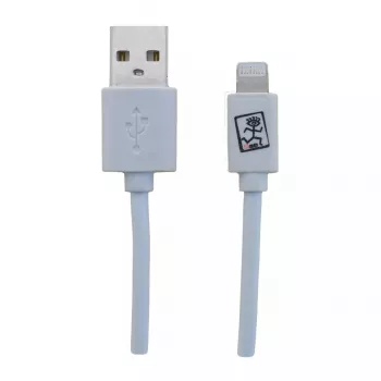 2GO 795781 Lightning kabelis 1 m balts
