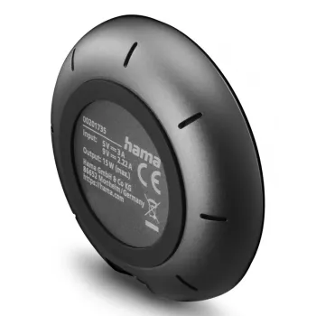 Hama 00201735 bezvadu lādētājs viedtālrunim Black USB Qi2 ātrā uzlāde