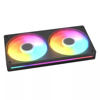 Ventilatoru komplekts Cougar Unity240-FB Vienotā Rāmī 240 ARGB PWM Forward, 120 mm, 700–2500 RPM, FDB, 5.4 mmH₂O, melns
