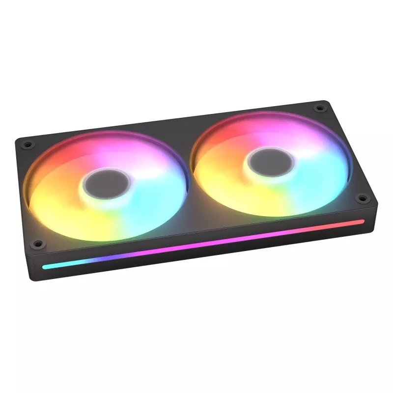 Ventilatoru komplekts Cougar Unity240-FB Vienotā Rāmī 240 ARGB PWM Forward, 120 mm, 700–2500 RPM, FDB, 5.4 mmH₂O, melns