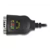DeLOCK USB 2.0 Type-A uz RS-232 D-Sub 9 adapter ar galvanisko izolāciju 2.5 kV, 2 m