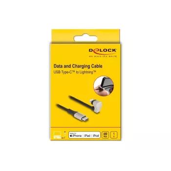 Datu un uzlādes kabelis DeLOCK USB Type-C uz Lightning 1 m 3 A
