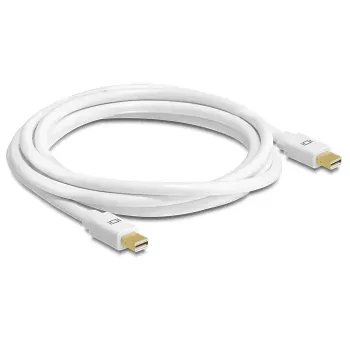 Kabelis mini DisplayPort - mini DisplayPort DeLOCK 83471 0,5m Balts