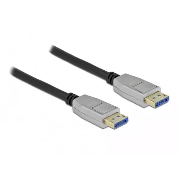 DeLOCK DisplayPort kabelis 10K 60 Hz 54 Gbps metāla korpuss 1 m