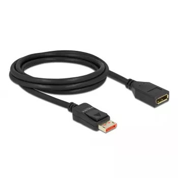 DeLOCK DisplayPort pagarinājuma kabelis 8K 60 Hz 2 m