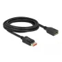 DeLOCK 87072 DisplayPort pagarinājuma kabelis 3m 8K 60Hz