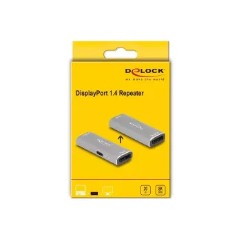 DeLOCK DisplayPort 1.4 pastiprinātājs 8K 30 Hz 20 m