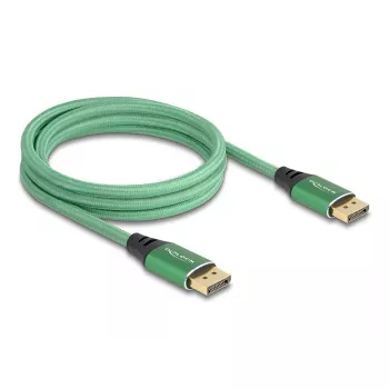 DeLOCK DisplayPort kabelis 16K 60 Hz 2 m zaļš metāls