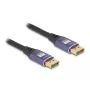 DeLOCK DisplayPort kabelis 8K 60 Hz 2 m ceriņš metāls