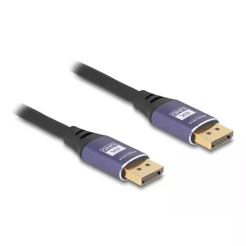 DeLOCK DisplayPort kabelis 8K 60 Hz 3 m ceriņu metāls