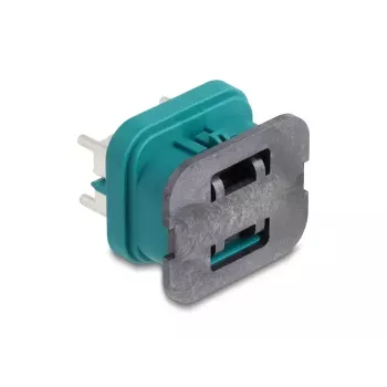 DeLOCK HDMTD četrkontaktu savienotājs PCB montāžai, aizsardzības klase IP67/IP69K