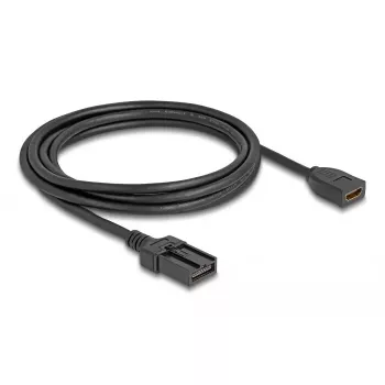 DeLOCK HDMI Automotive kabelis HDMI-A sievišķais uz HDMI-E vīrišķais 3 m 4K 60 Hz