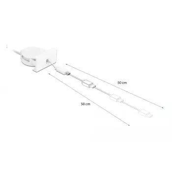 Kabelis DeLOCK Easy 45 modulis USB 2.0 ievelkams USB Type-A uz Micro-B
