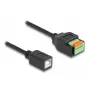 DeLOCK USB 2.0 kabelis Type-B sievišķais uz spaiļu bloku adapteris 15 cm