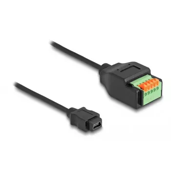 DeLOCK USB 2.0 kabelis Mini-B sieviete uz spaiļu bloku adapteris 15 cm