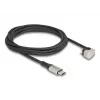 Datu un uzlādes kabelis DeLOCK USB Type-C uz Lightning 180° leņķa 2m MFi
