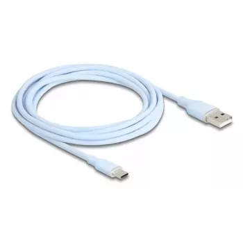 DeLOCK USB kabelis USB 2.0 2.5m USB A USB C zils