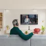 Hama 00221848 Bezvadu un vadu austiņas TV Bluetooth Melnas