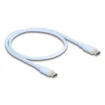 USB kabelis DeLOCK 81233 USB 2.0 0.5m USB C Zils