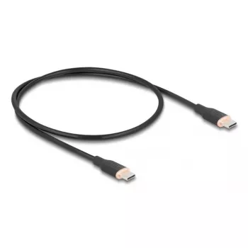 DeLOCK USB kabelis USB 2.0 0.5m USB-C Melns 81237