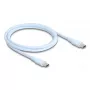 USB kabelis DeLOCK 81234 USB 2.0 1m USB C zils