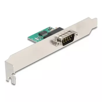 DELOCK 90582 USB 2.0 uz RS-232 pārveidotājs/atkārtotājs/izolators, FTDI FT231XS, zaļš nerūsējošais tērauds