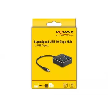 DeLOCK USB 3.2 Gen 2 USB Type-C Hubs 4 x USB Type-A 10 Gbps