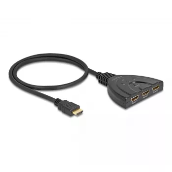 DeLOCK HDMI Slēdzis 3 x HDMI ieeja uz 1 x HDMI izeja 8K 60 Hz