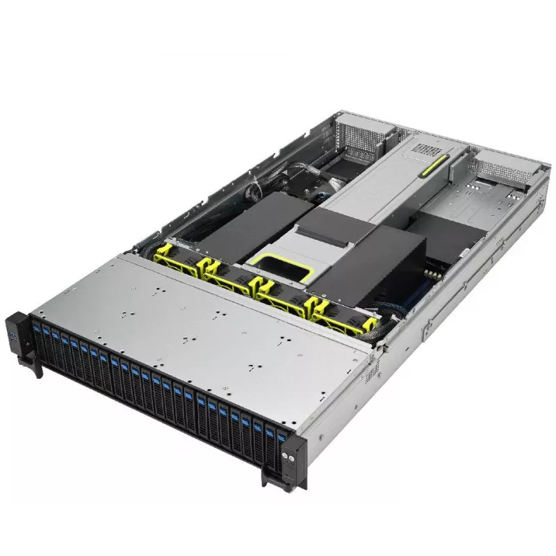 bluechip SERVERline R52212a 2HE Rack, 2 x Intel® Xeon® Silver 4410Y procesors / līdz 3.90 GHz, 64 GB DDR5, 2 x 960 GB SSD, Avago 9560-8i, 2 x 10 Gigabit Ethernet