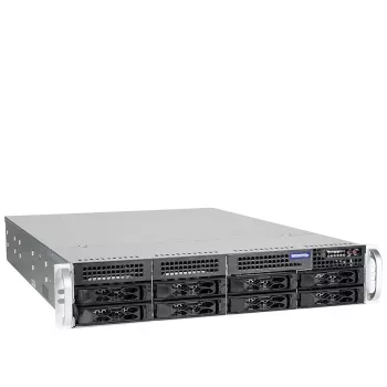 bluechip SERVERline R42316s 2 HE Rack, Intel® Xeon® Silver 4410Y procesors / 2.00 GHz, TPM modulis, 32 GB DDR5, 2 x 960 GB SSD, 2 x 10 Gigabit Ethernet
