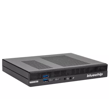 bluechip BUSINESSline S3136 Intel® Core™ i3-14100 / līdz 4.70 GHz, Windows 11 Pro, 8 GB DDR5, 500 GB NVMe SSD, Intel® Wi-Fi 6 AX201, Bluetooth 5.3, 1 × RJ45 (2,5 Gb/s), Intel® UHD grafikas karte