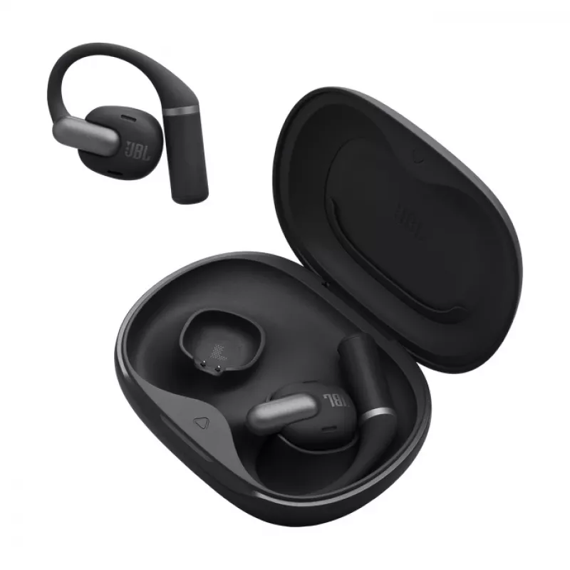 Austiņas JBL Sense Pro TWS Bluetooth ar āķi Zvanu un Mūzikai, 20–40000 Hz, 95.2 g, Melna