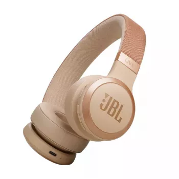 JBL Live 670NC Bezvadu austiņas uz galvas, Zvanīšana/Mūzika Bluetooth Smilšu krāsā