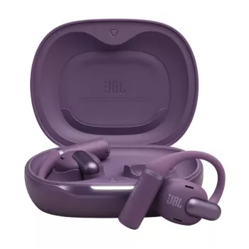 Austiņas JBL Sense Pro TWS Bluetooth Āķa Intraaurālās 20–40000 Hz USB-C Lādēšanas Statīvs Violetas