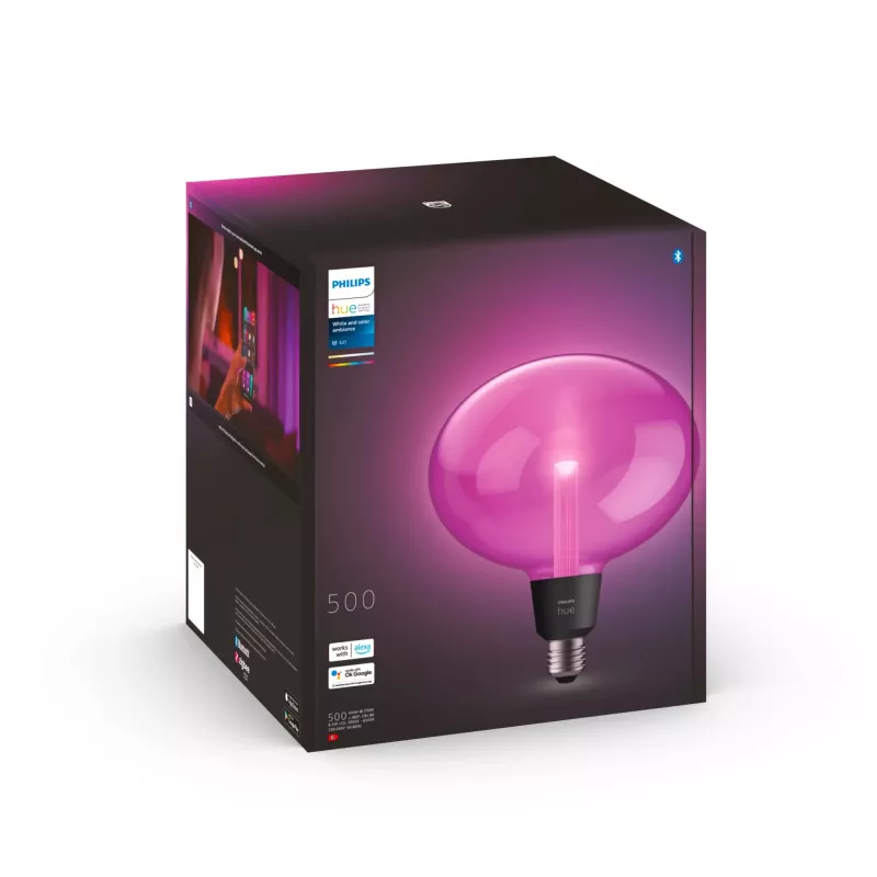 Philips Hue White and Colour Ambience Ellipse - E27 viedā spuldze