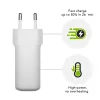 Sienas lādētājs USB-C 45W d bramante re-charge Pro — Iekštelpu maiņstrāva, 110–240V, Balts