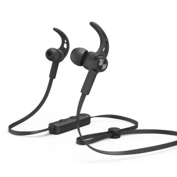 Hama Freedom Run III Bezvadu Austiņas Ar Ausu Āķi, Iekšauss, Sporta Bluetooth, Melnas