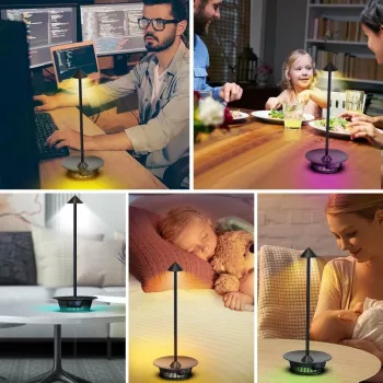 Techly I-LAMP-TABLE3 galda lampa SMD LED modulis 1 W SMD LED Melna