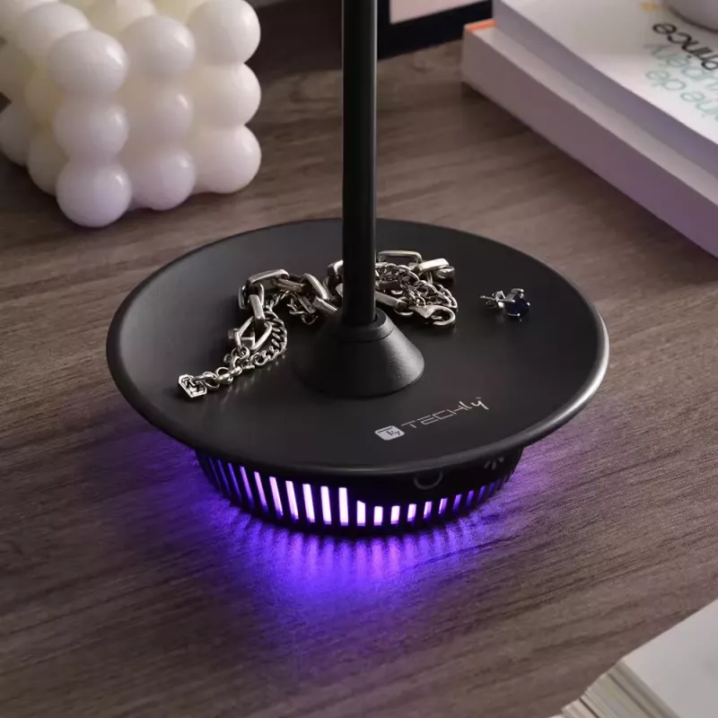 Techly I-LAMP-TABLE3 galda lampa SMD LED modulis 1 W SMD LED Melna