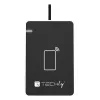 Techly I-CARD CAM-CIE bezkontakta viedkaršu lasītājs USB melns, sudrabs